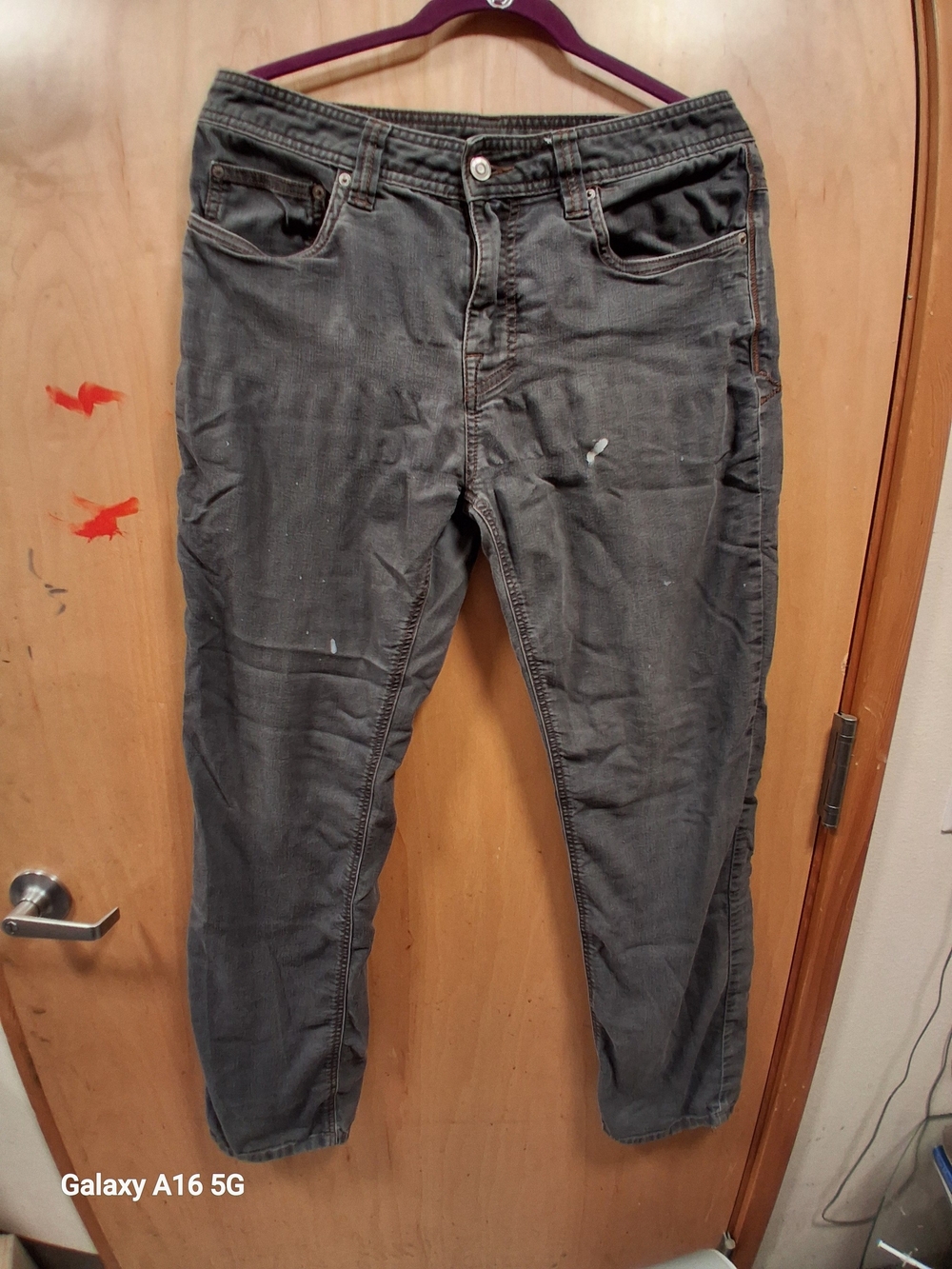 Slim Straight Gray Jeans
